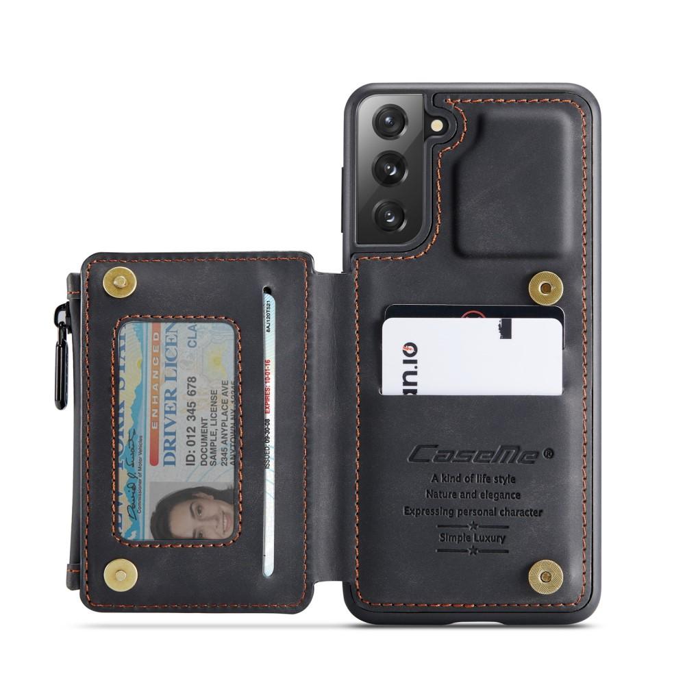 Multi-slot hoesje Samsung Galaxy S21 Plus Zwart