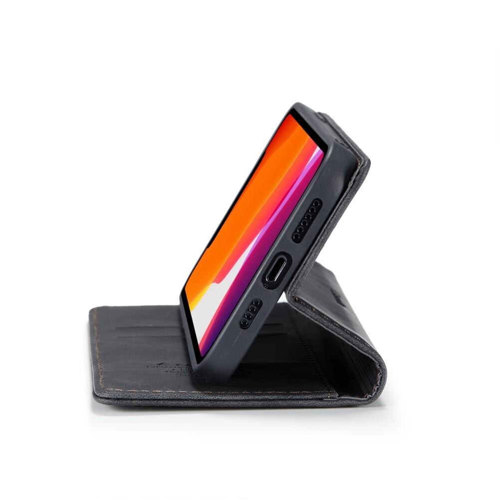 Slim Bookcover Hoesje Apple iPhone 12/iPhone 12 Pro Zwart