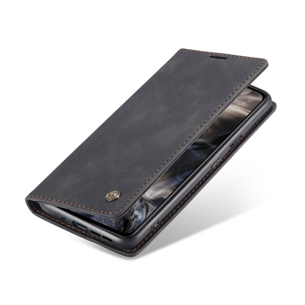 Slim Bookcover hoesje OnePlus Nord Zwart