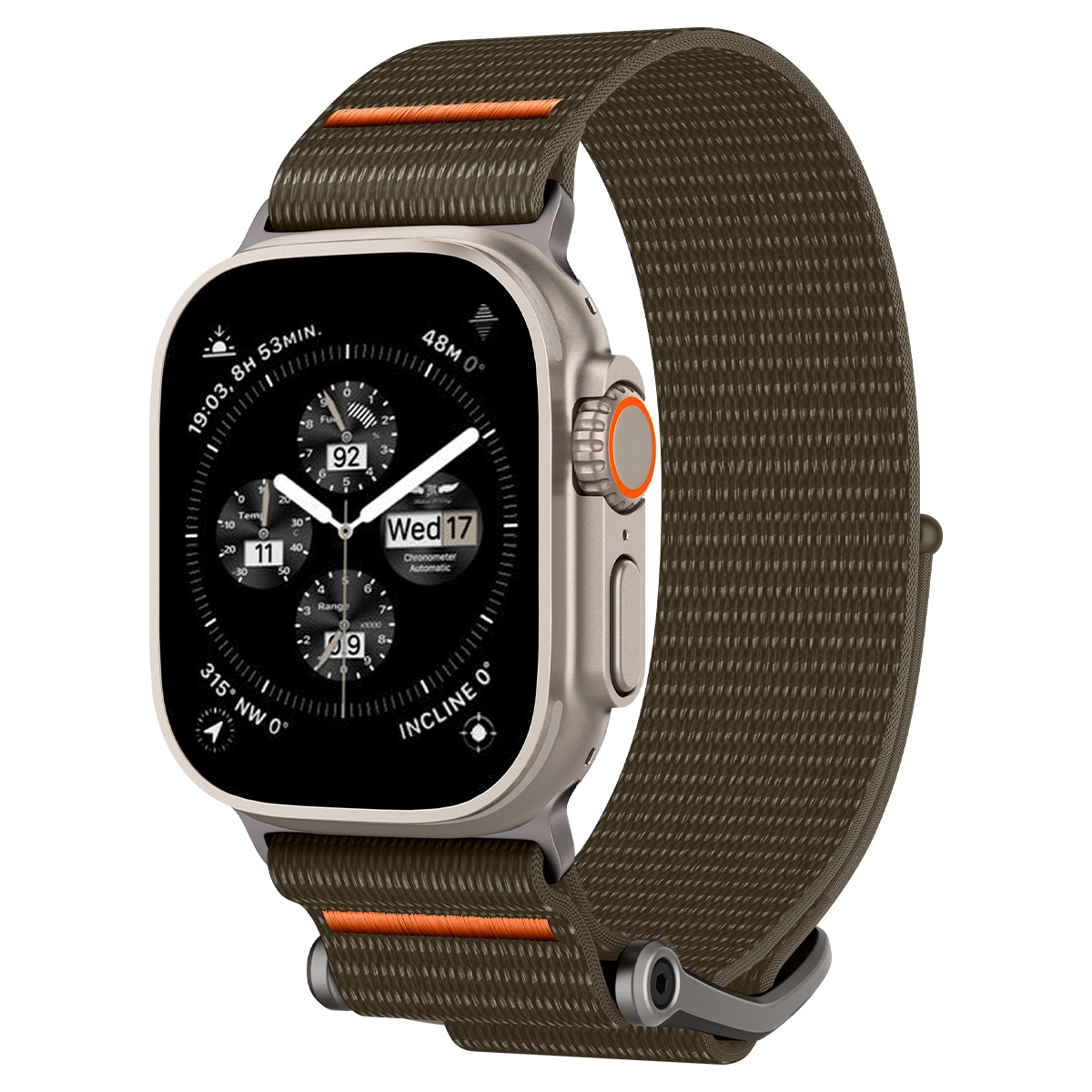 DuraPro Flex Ultra Apple Watch 45mm Series 7 Khaki