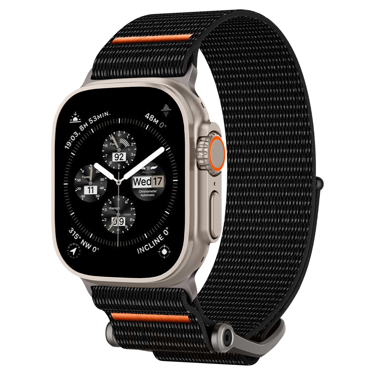 DuraPro Flex Ultra Apple Watch Ultra 49mm Zwart