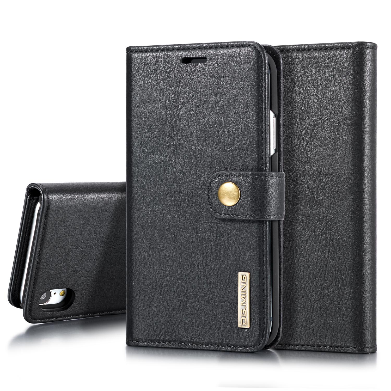 Magnet Wallet iPhone Xr Zwart