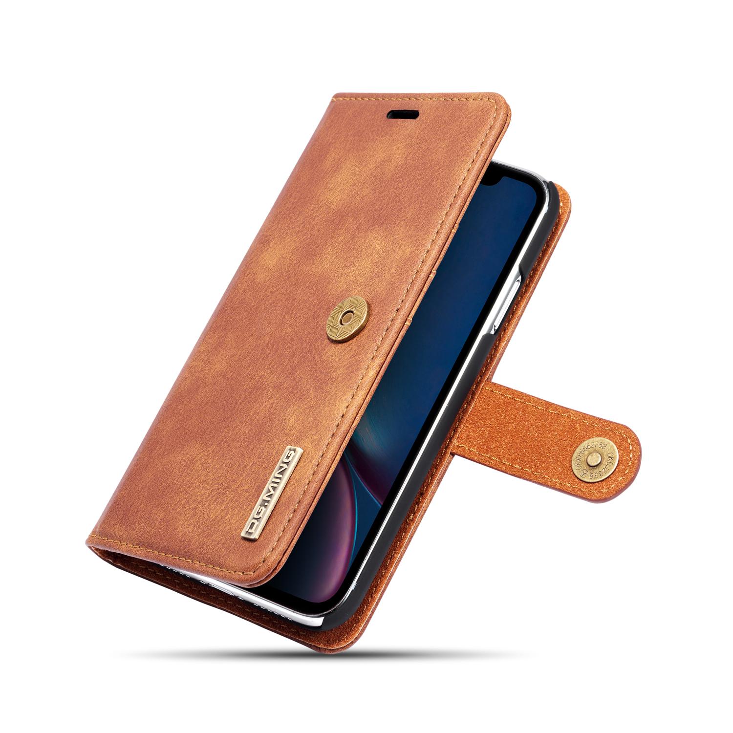 Magnet Wallet iPhone Xr Cognac