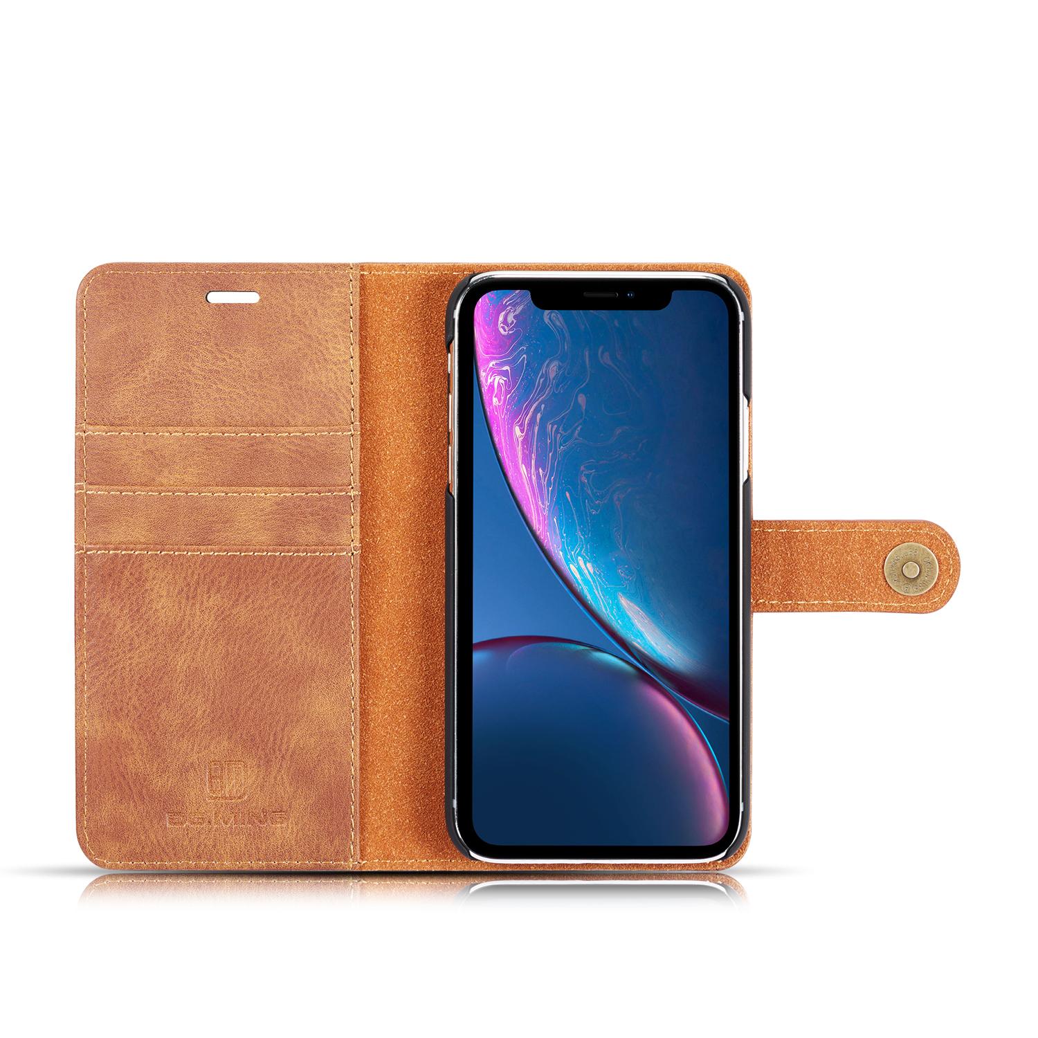 Magnet Wallet iPhone Xr Cognac