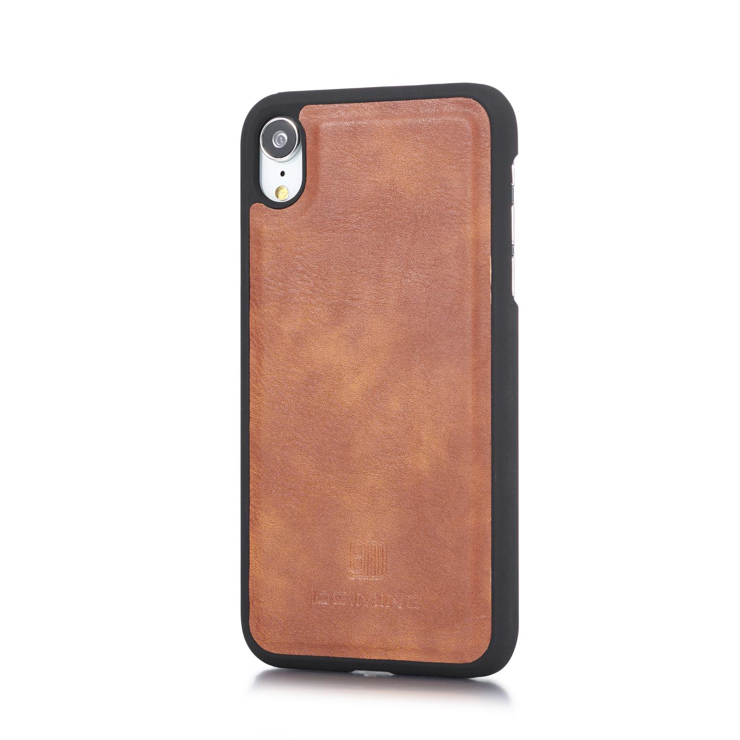 Magnet Wallet iPhone Xr Cognac