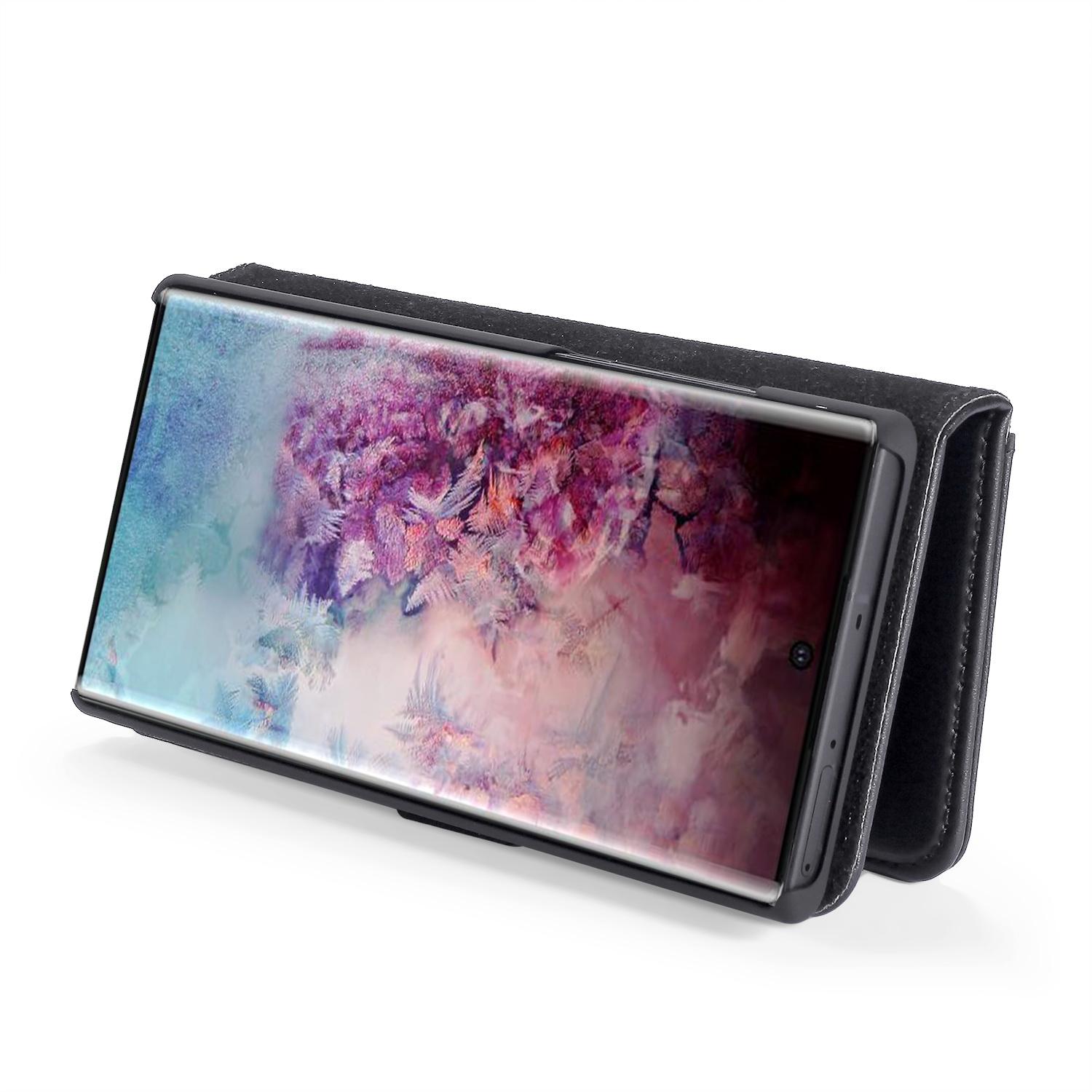 Magnet Wallet Samsung Galaxy Note 10 Plus Zwart