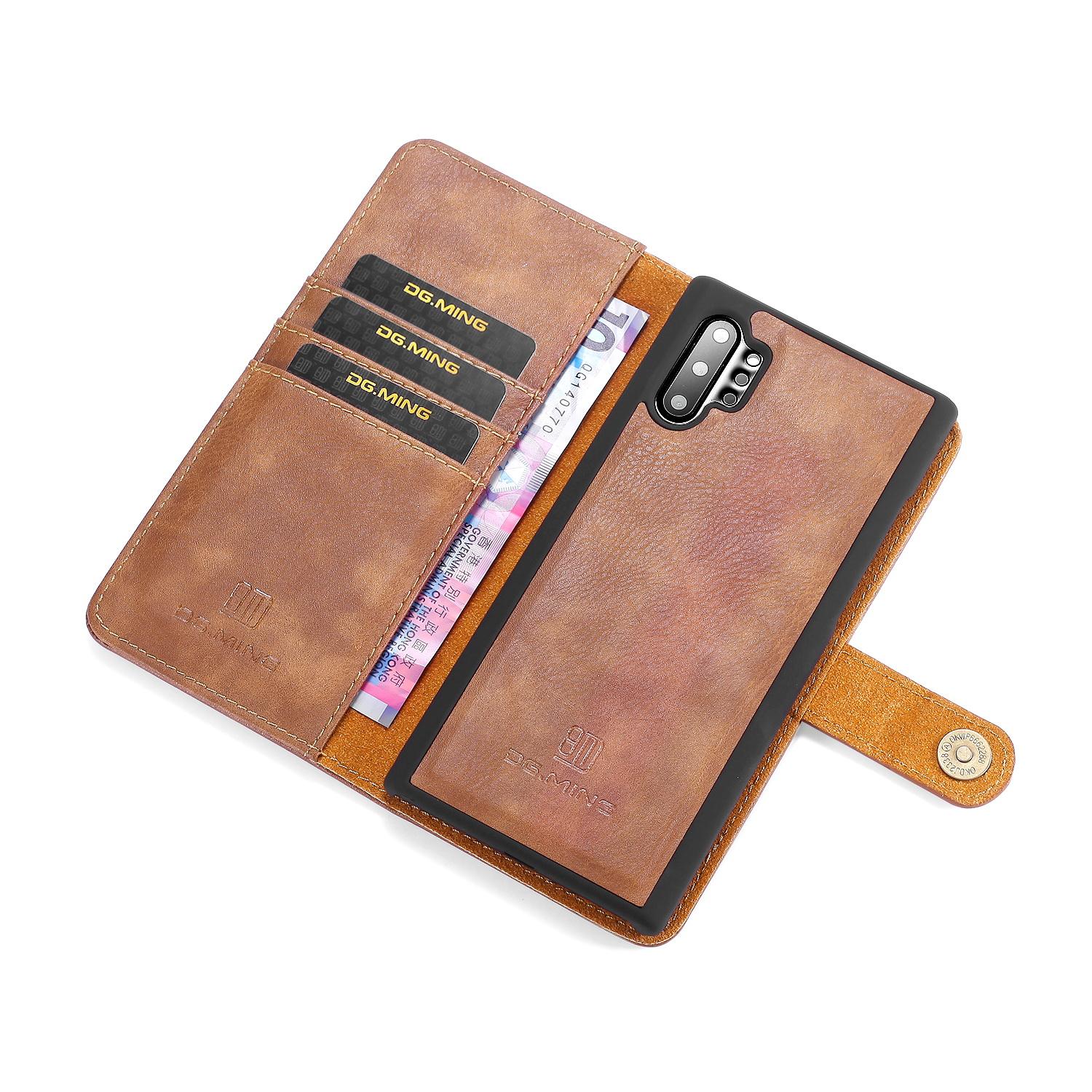 Magnet Wallet Samsung Galaxy Note 10 Plus Cognac