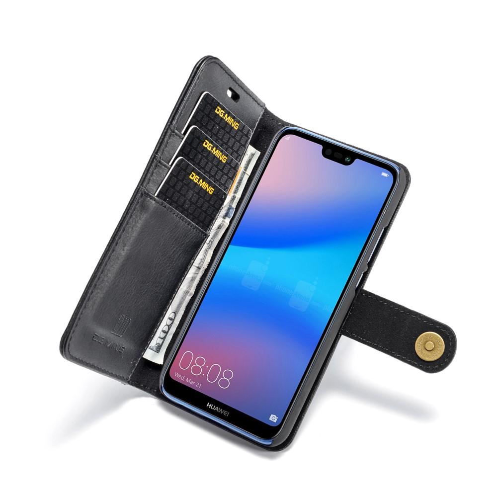 Magnet Wallet Huawei P20 Lite Zwart