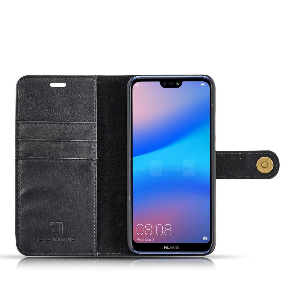 Magnet Wallet Huawei P20 Lite Zwart