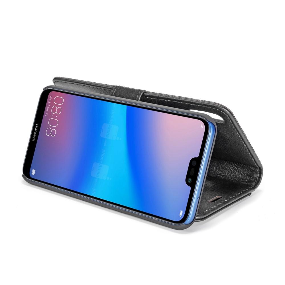 Magnet Wallet Huawei P20 Lite Zwart