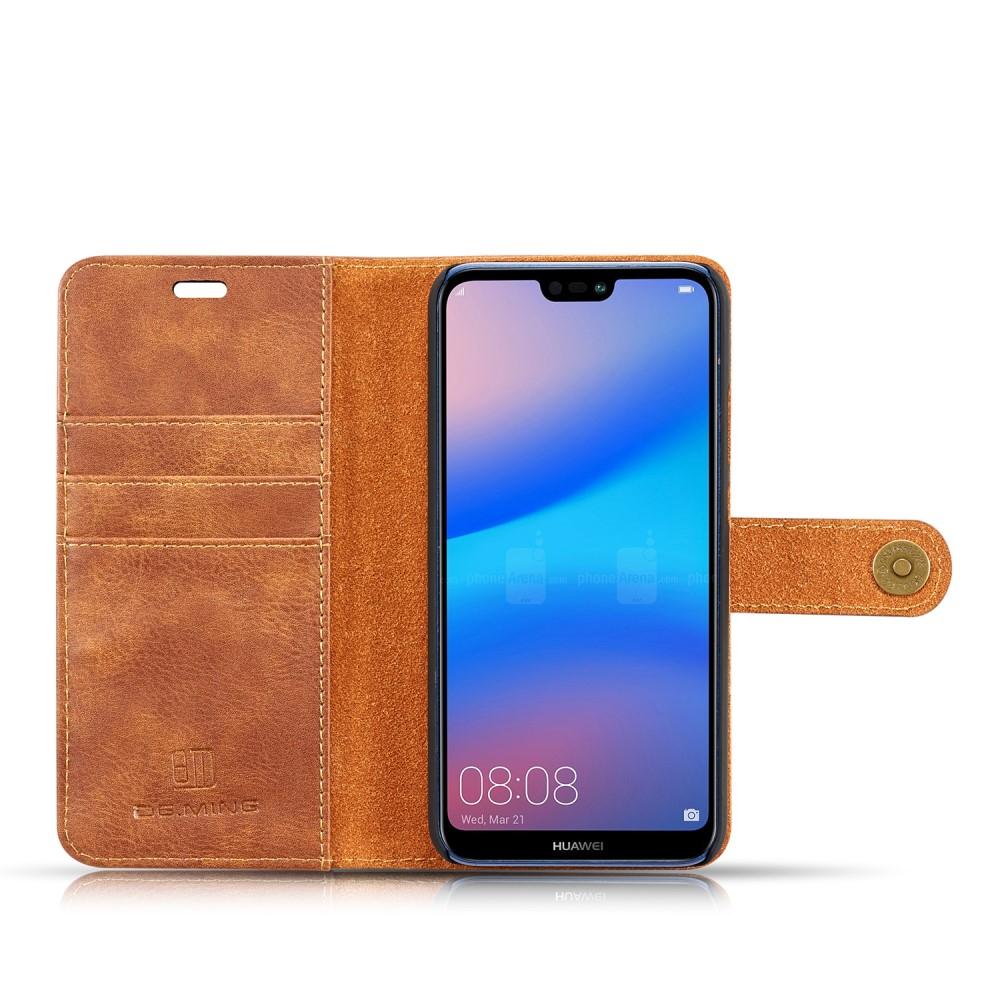 Magnet Wallet Huawei P20 Lite Cognac