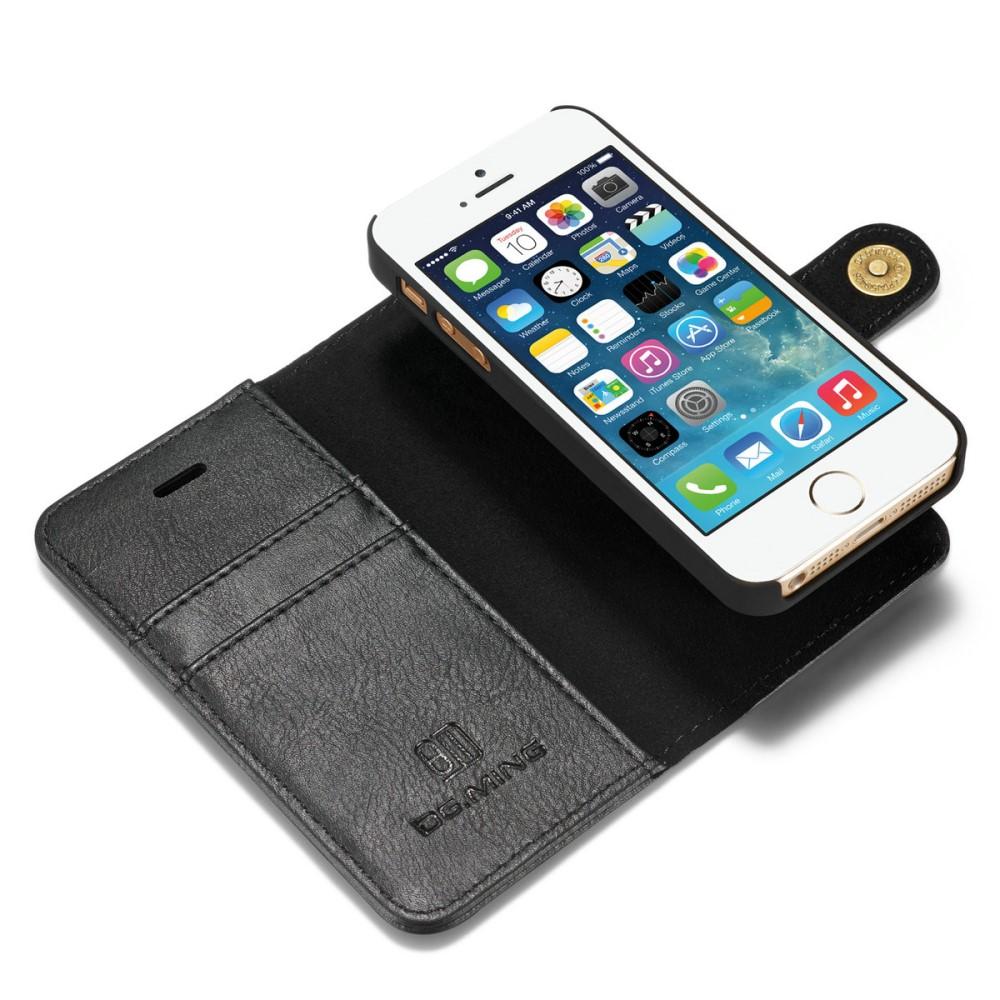 Magnet Wallet iPhone 5/5S/SE Zwart