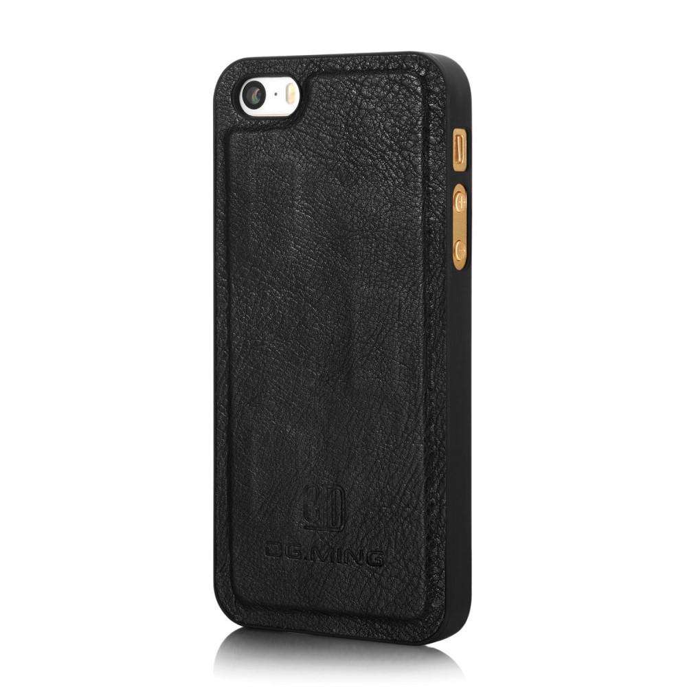 Magnet Wallet iPhone 5/5S/SE Zwart