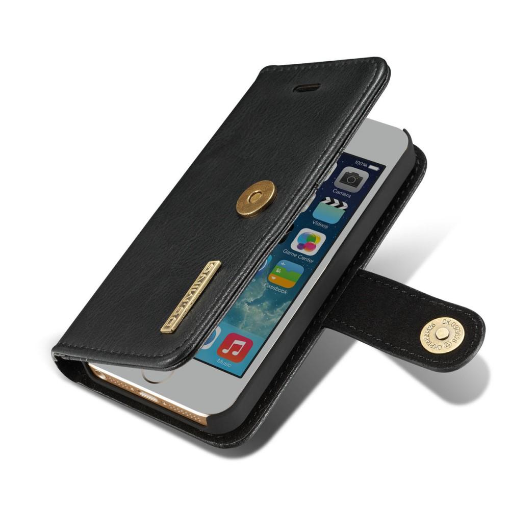 Magnet Wallet iPhone 5/5S/SE Zwart