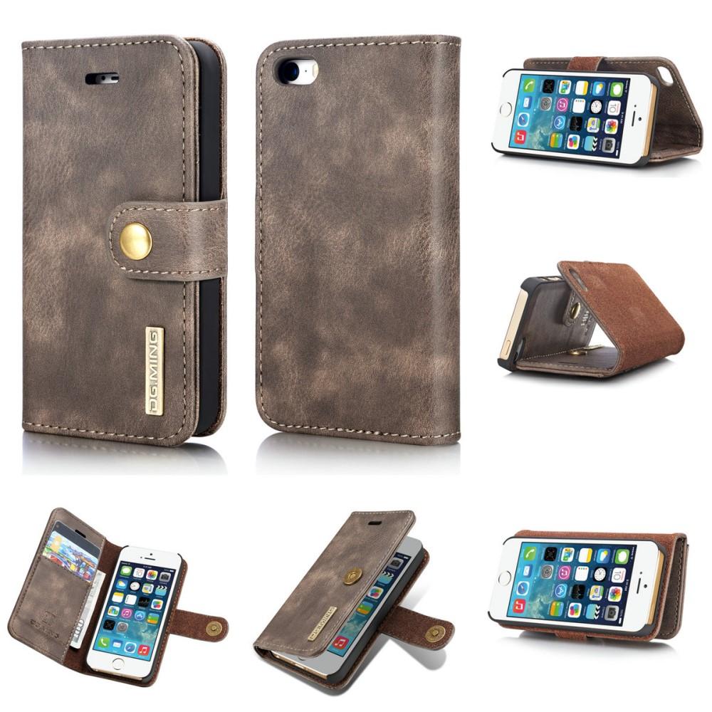 Magnet Wallet Apple iPhone 5/5S/SE Bruin