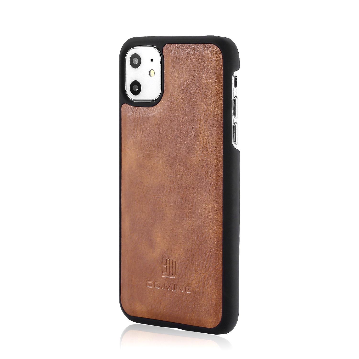 Magnet Wallet iPhone 11 Cognac