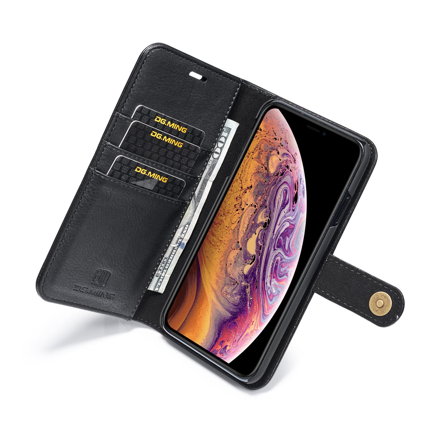 Magnet Wallet iPhone Xs Max Zwart