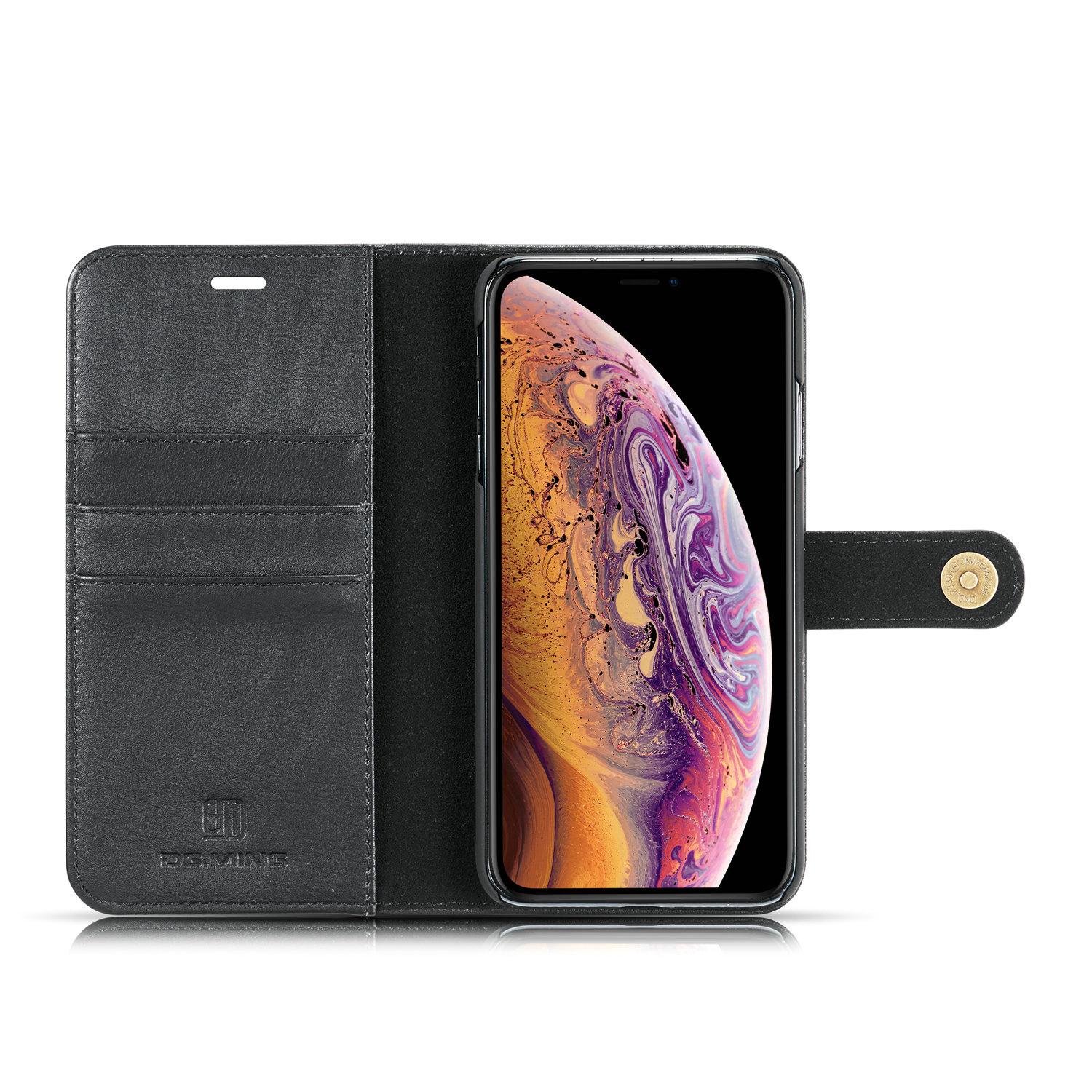 Magnet Wallet iPhone Xs Max Zwart