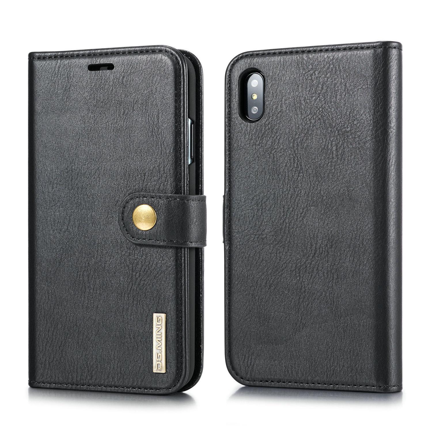 Magnet Wallet iPhone Xs Max Zwart