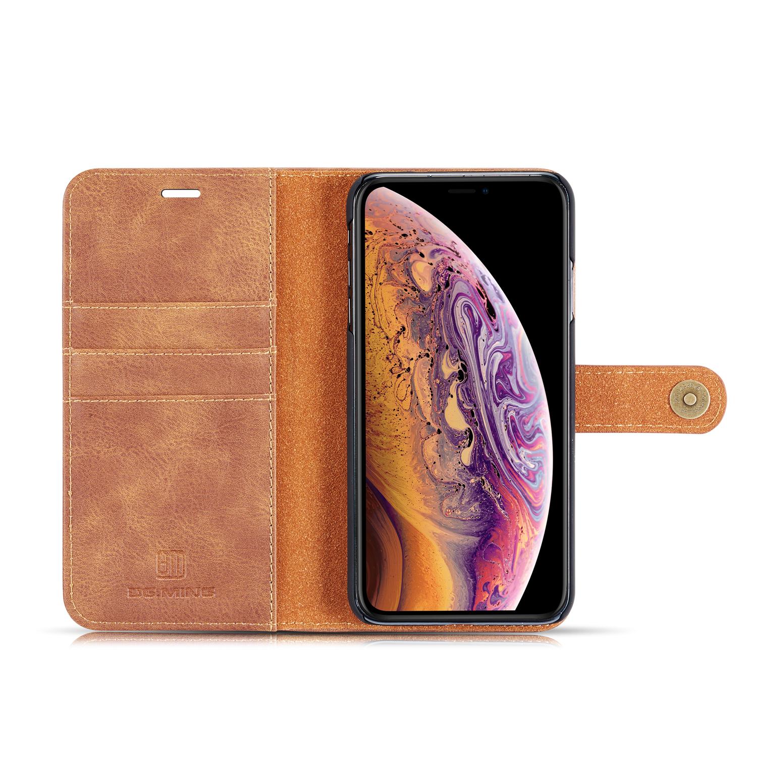 Magnet Wallet iPhone X/XS Cognac