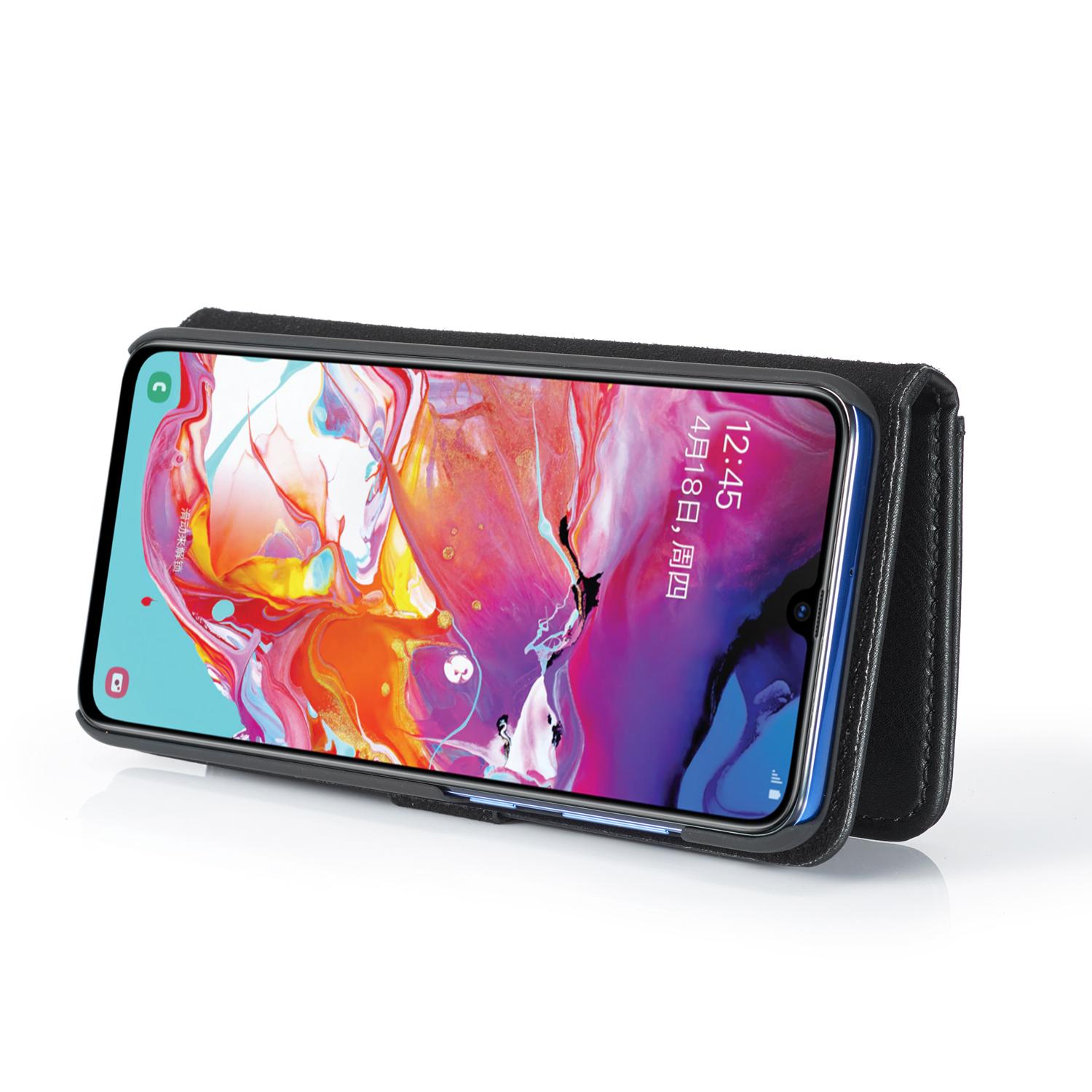 Magnet Wallet Samsung Galaxy A70 Zwart