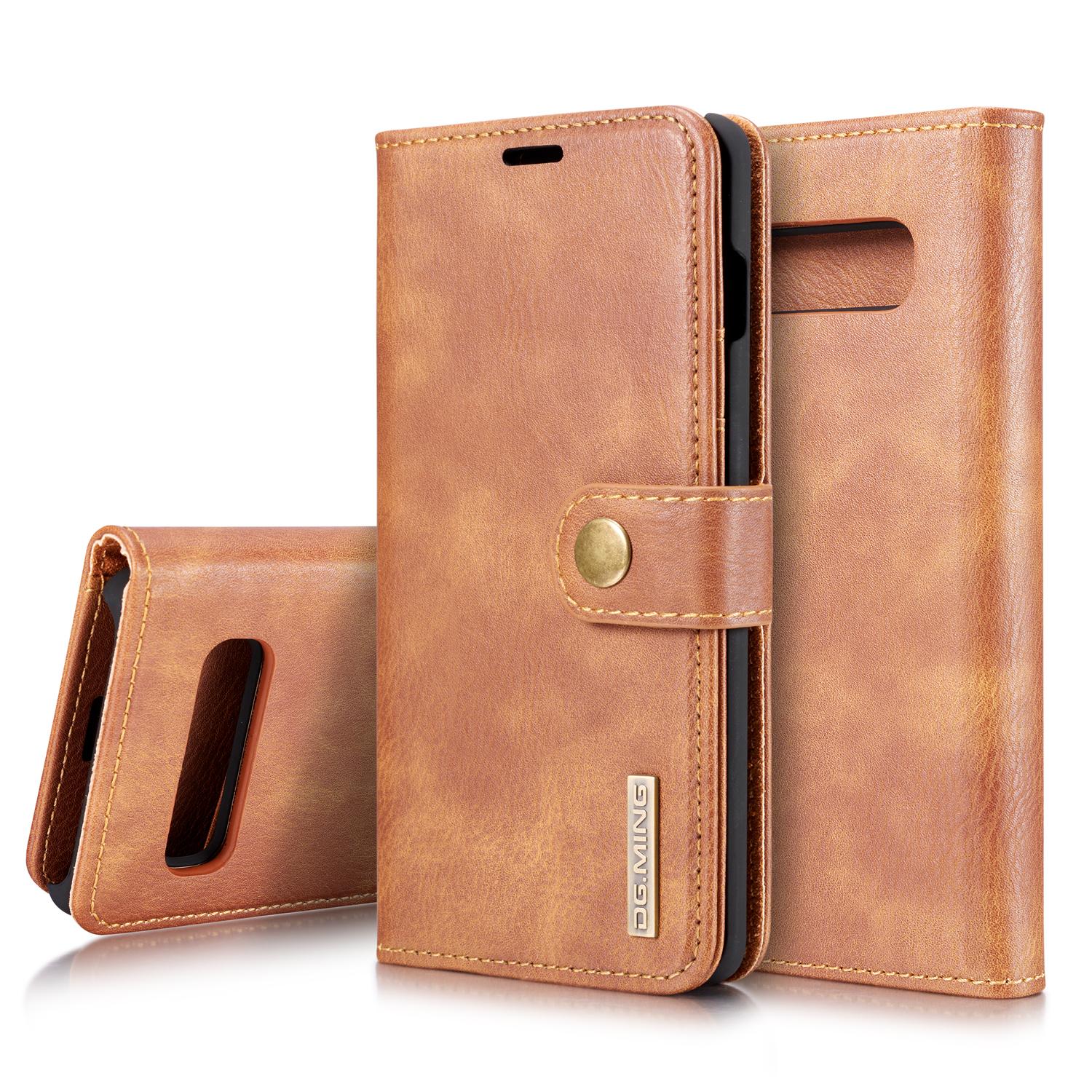 Magnet Wallet Samsung Galaxy S10 Plus Cognac