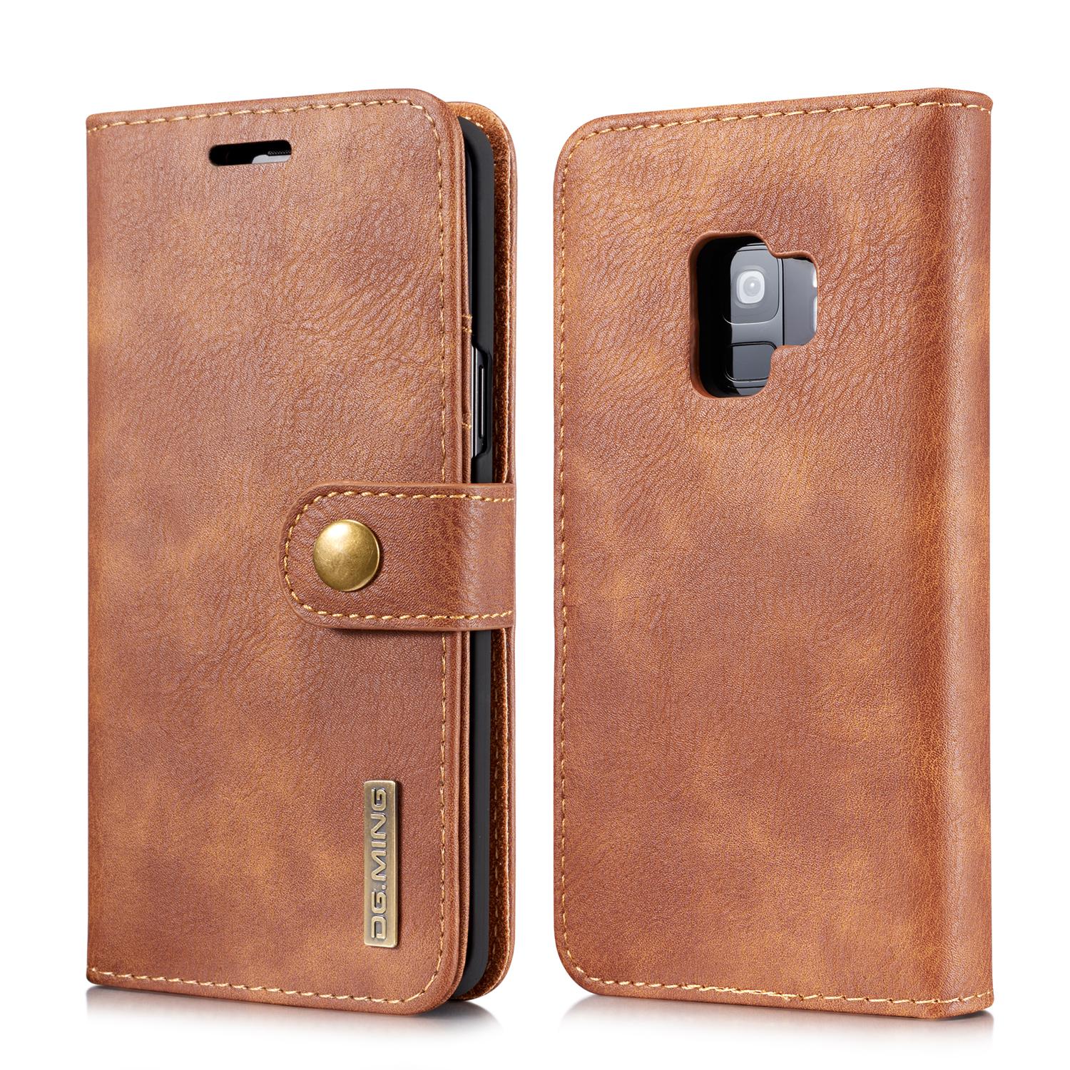 Magnet Wallet Samsung Galaxy S9 Cognac