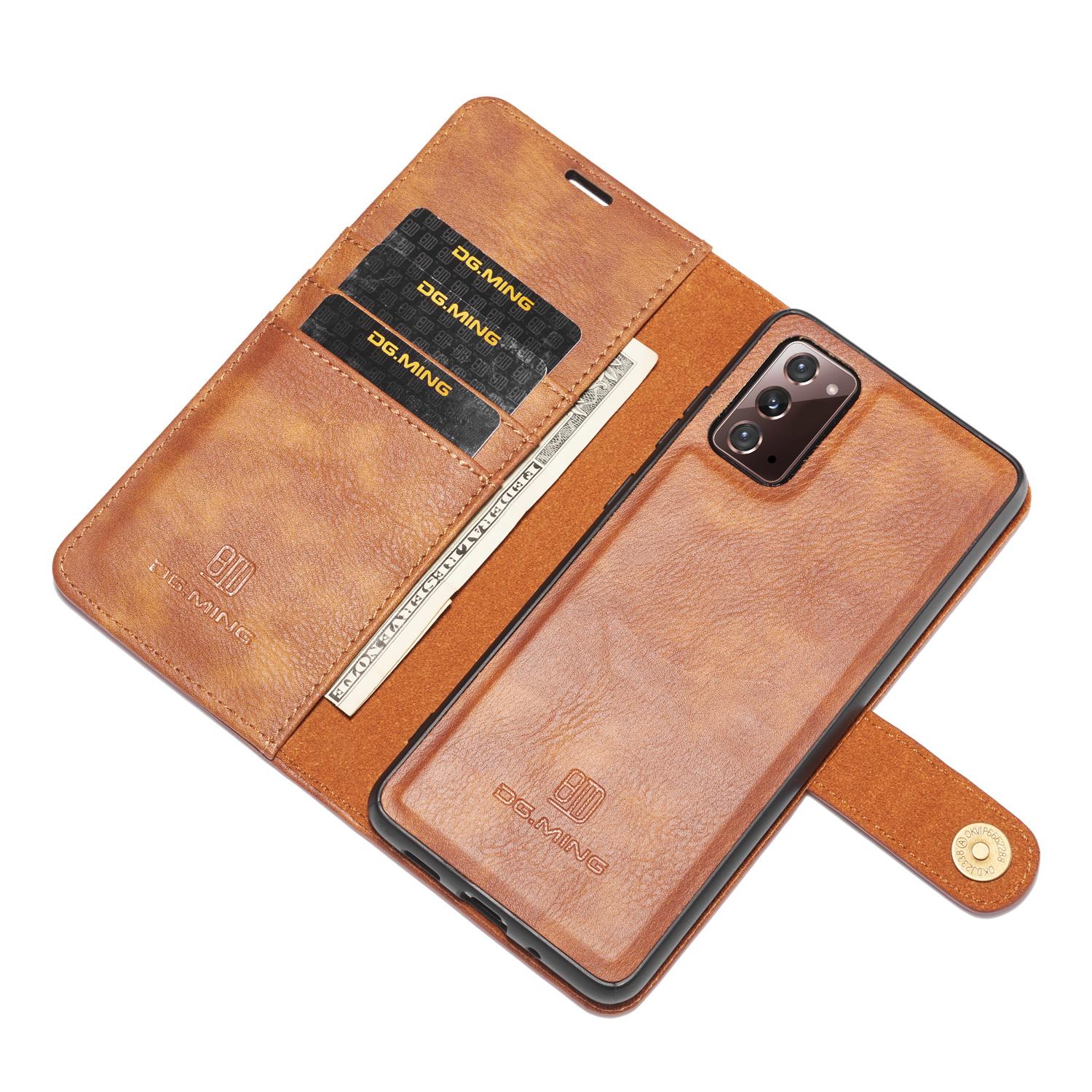 Magnet Wallet Samsung Galaxy Note 20 Cognac