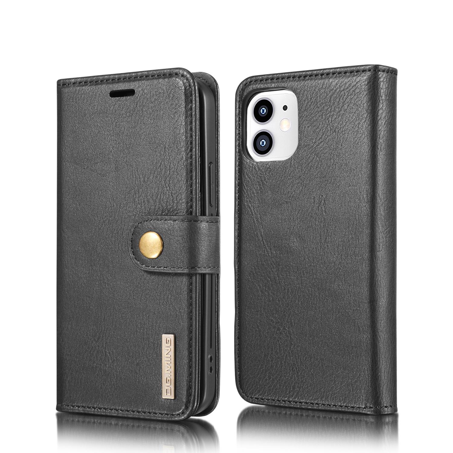 Magnet Wallet iPhone 12 Mini Zwart