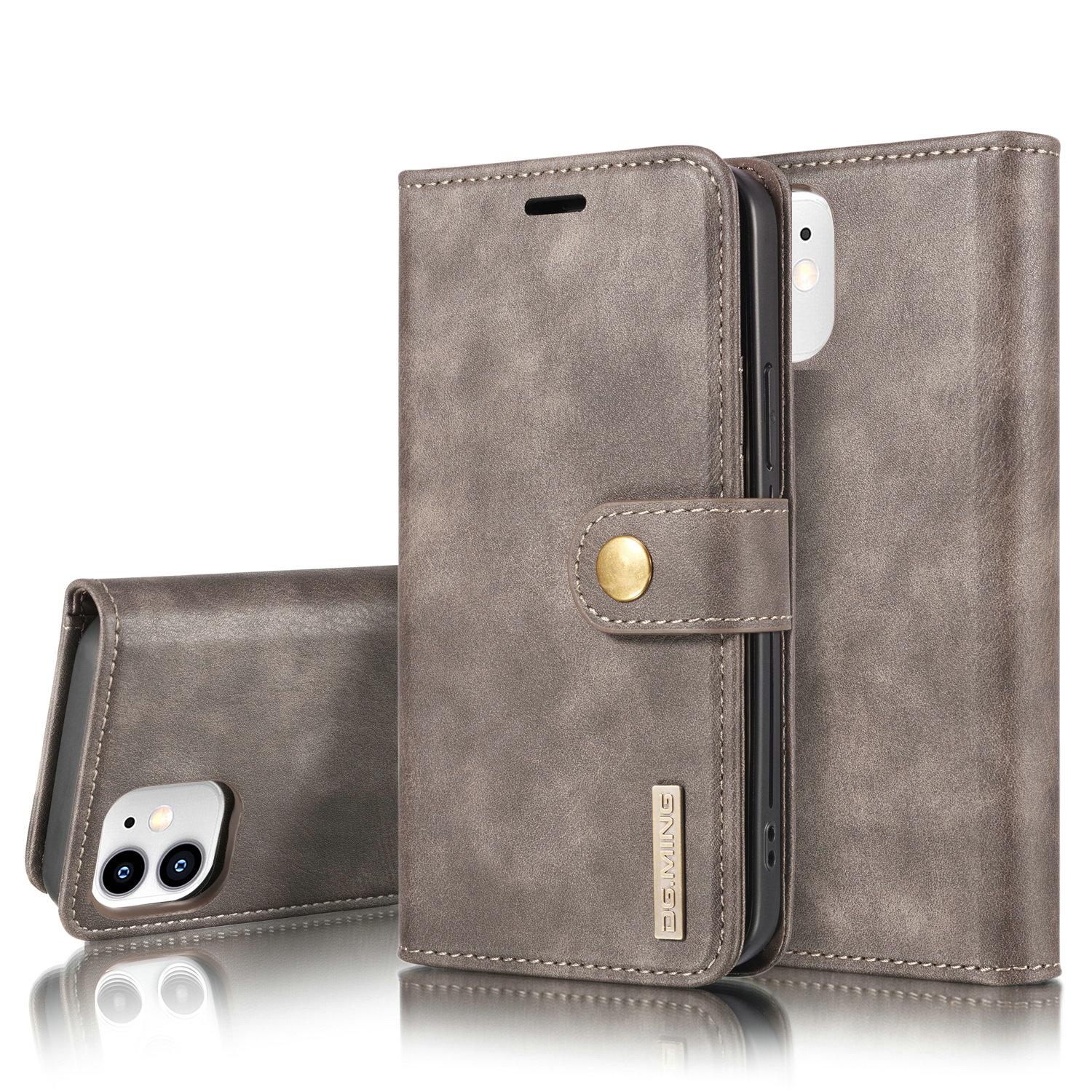 Magnet Wallet iPhone 12 Mini Brown