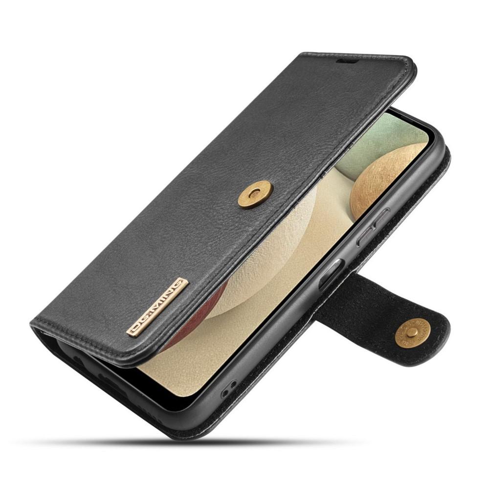 Magnet Wallet Samsung Galaxy A12 5G Zwart