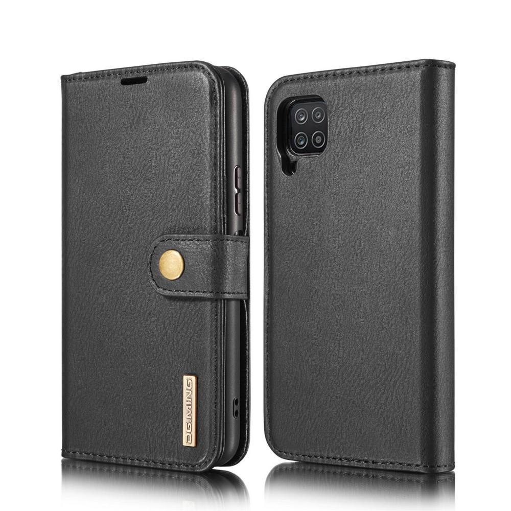 Magnet Wallet Samsung Galaxy A12 5G Zwart