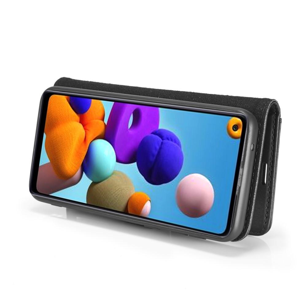 Magnet Wallet Samsung Galaxy A21s Zwart