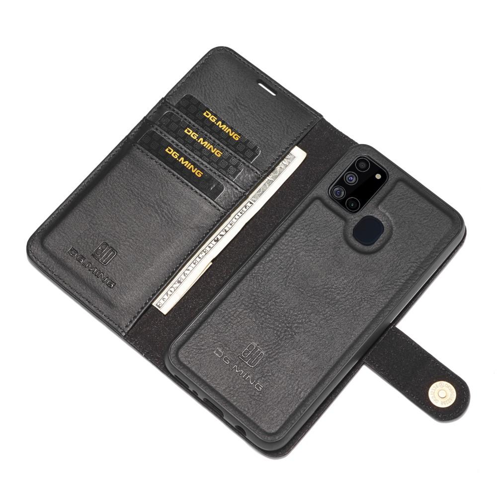 Magnet Wallet Samsung Galaxy A21s Zwart