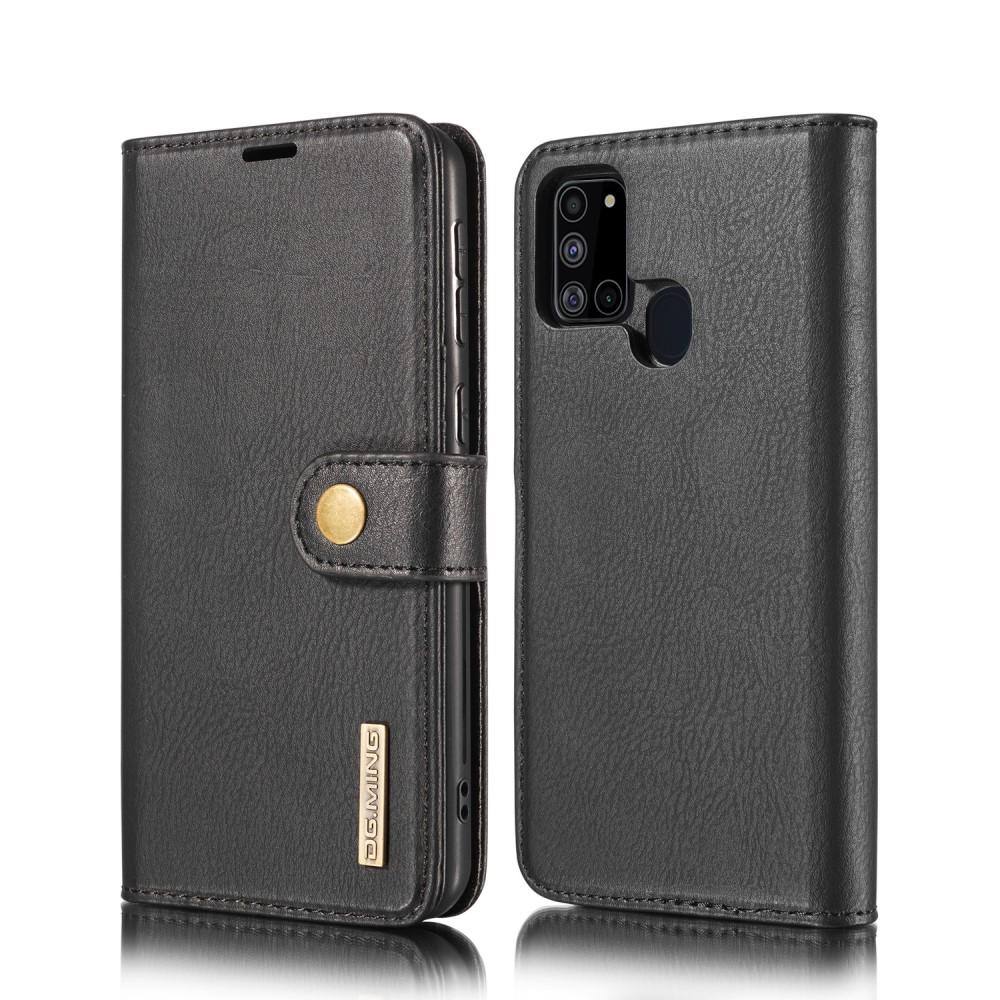 Magnet Wallet Samsung Galaxy A21s Zwart