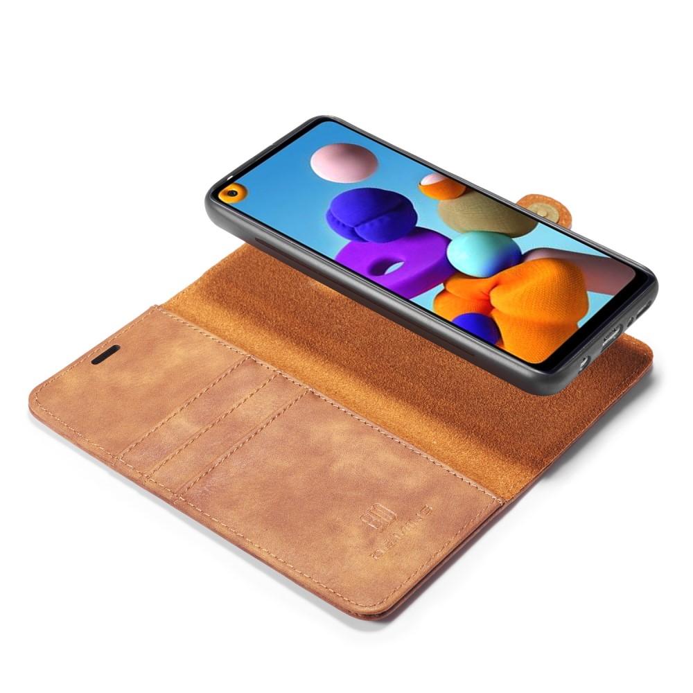 Magnet Wallet Samsung Galaxy A21s Bruin
