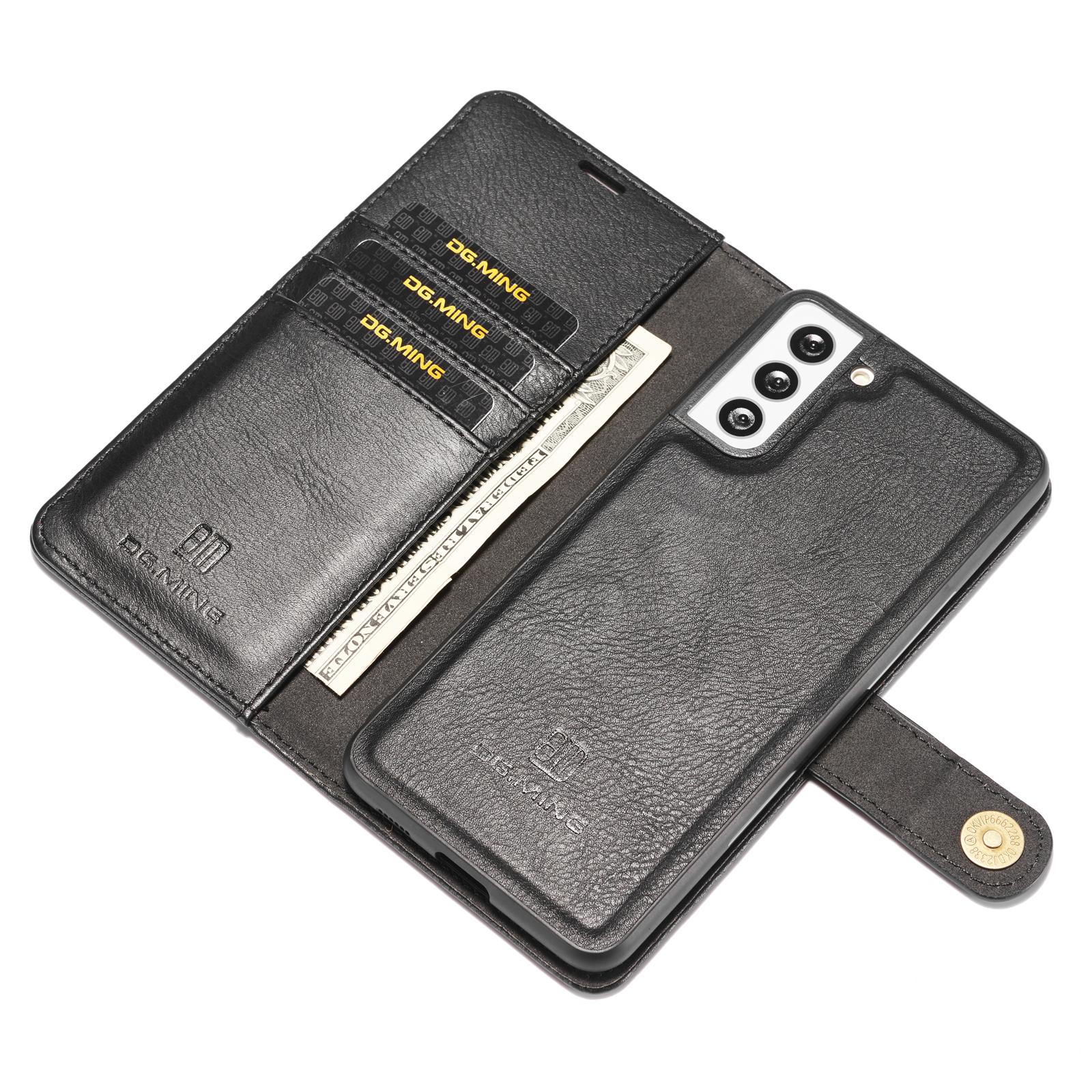 Magnet Wallet Samsung Galaxy S21 Zwart