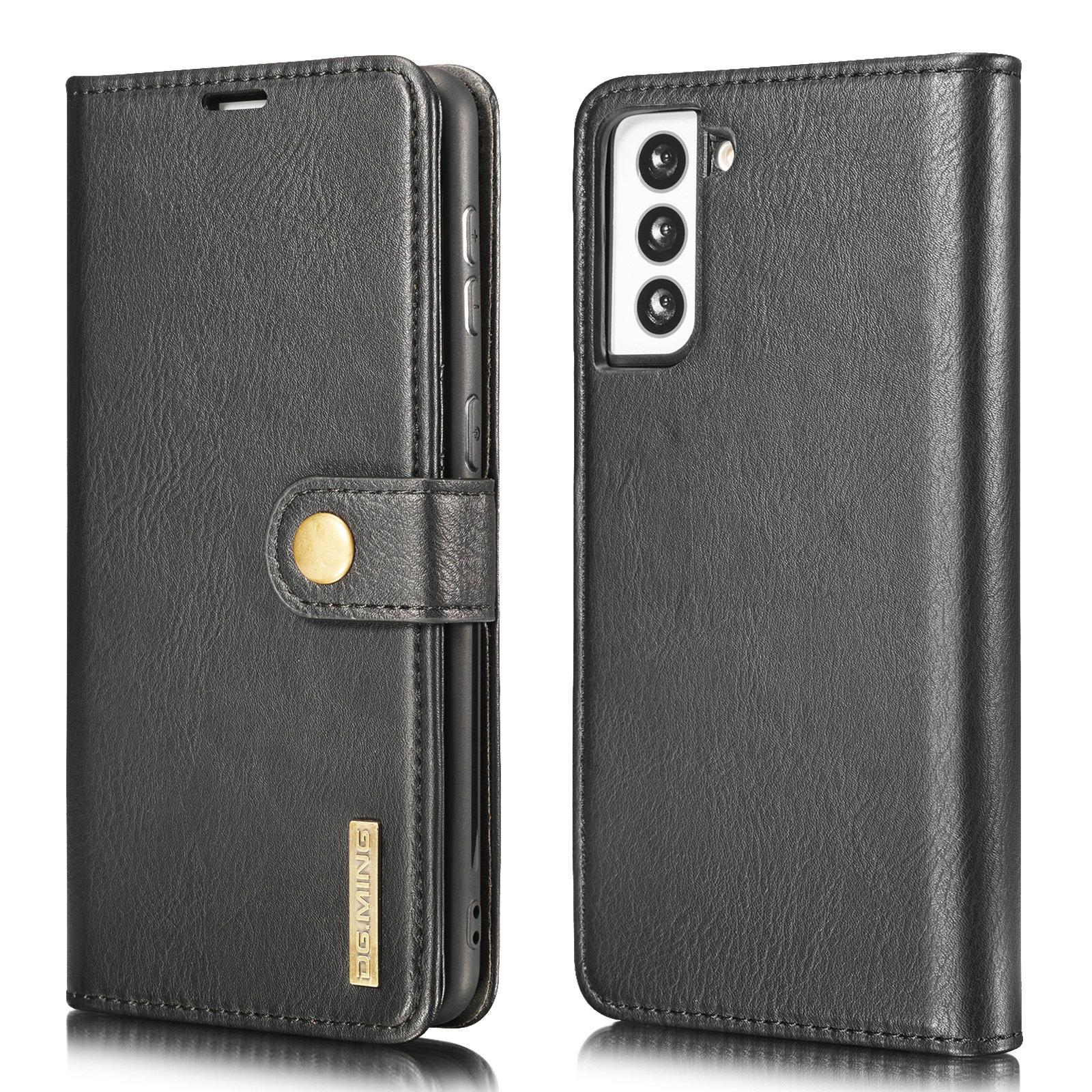 Magnet Wallet Samsung Galaxy S21 Plus Zwart