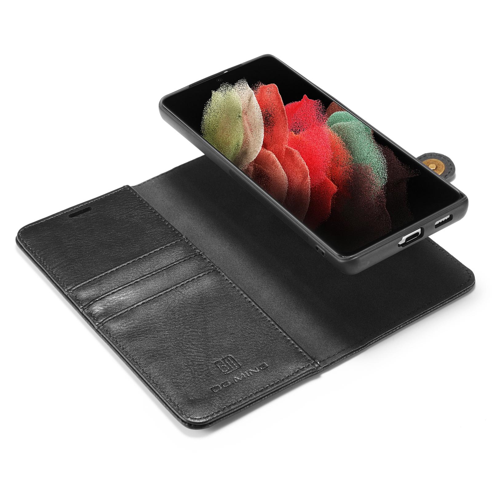 Magnet Wallet Samsung Galaxy S21 Ultra Zwart