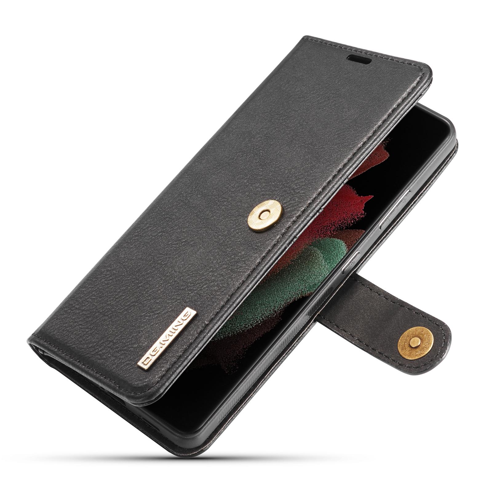 Magnet Wallet Samsung Galaxy S21 Ultra Zwart