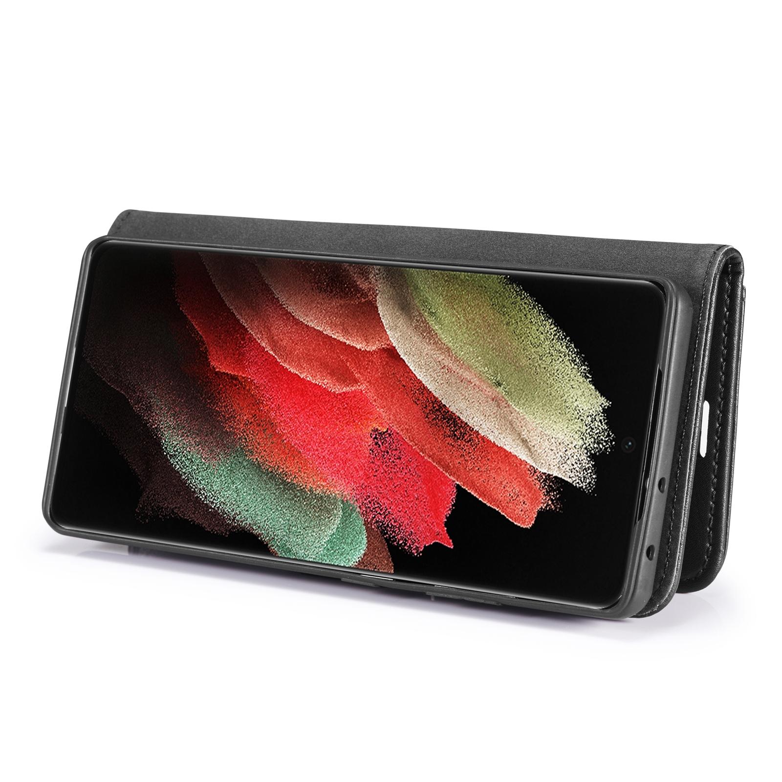Magnet Wallet Samsung Galaxy S21 Ultra Zwart