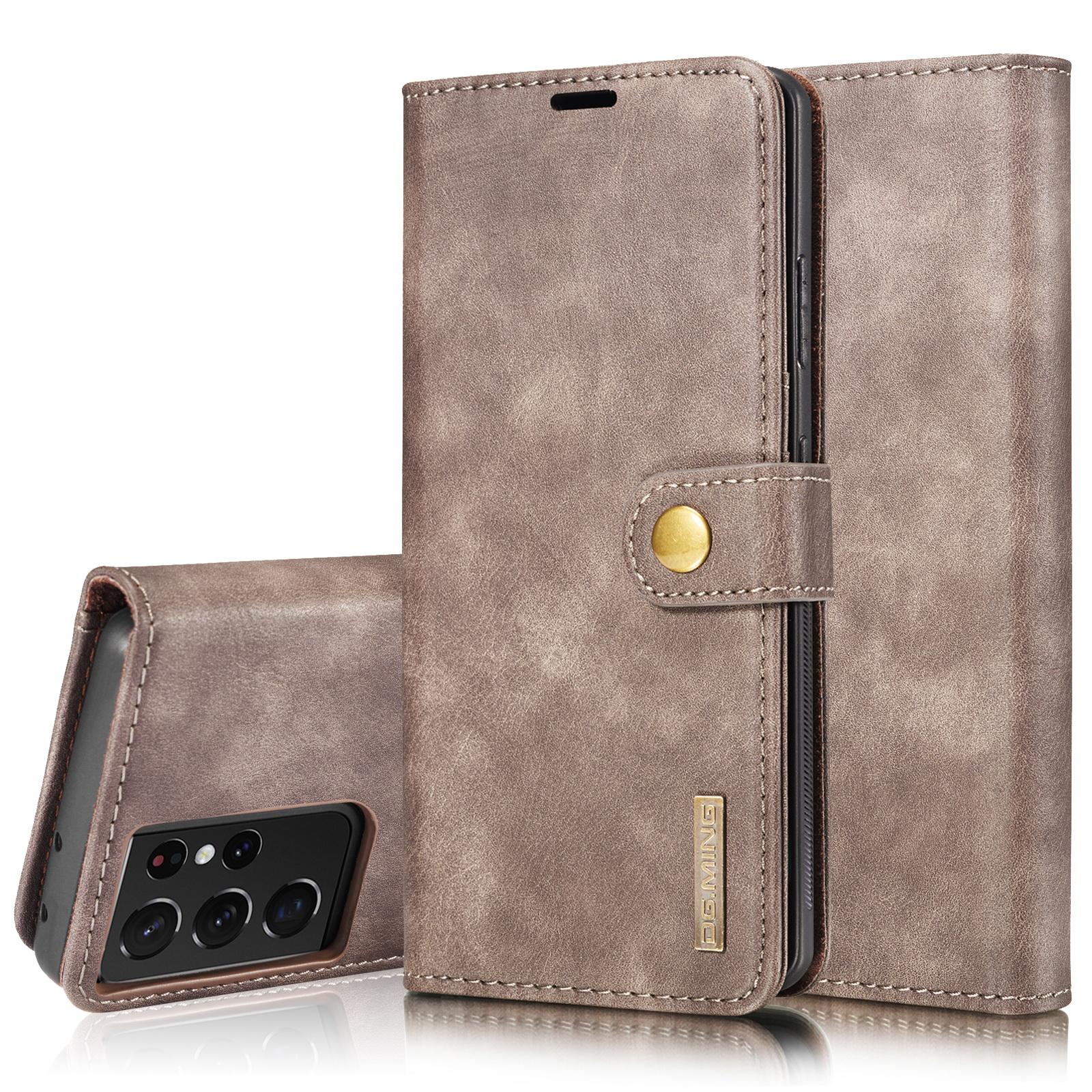 Magnet Wallet Samsung Galaxy S21 Ultra Brown