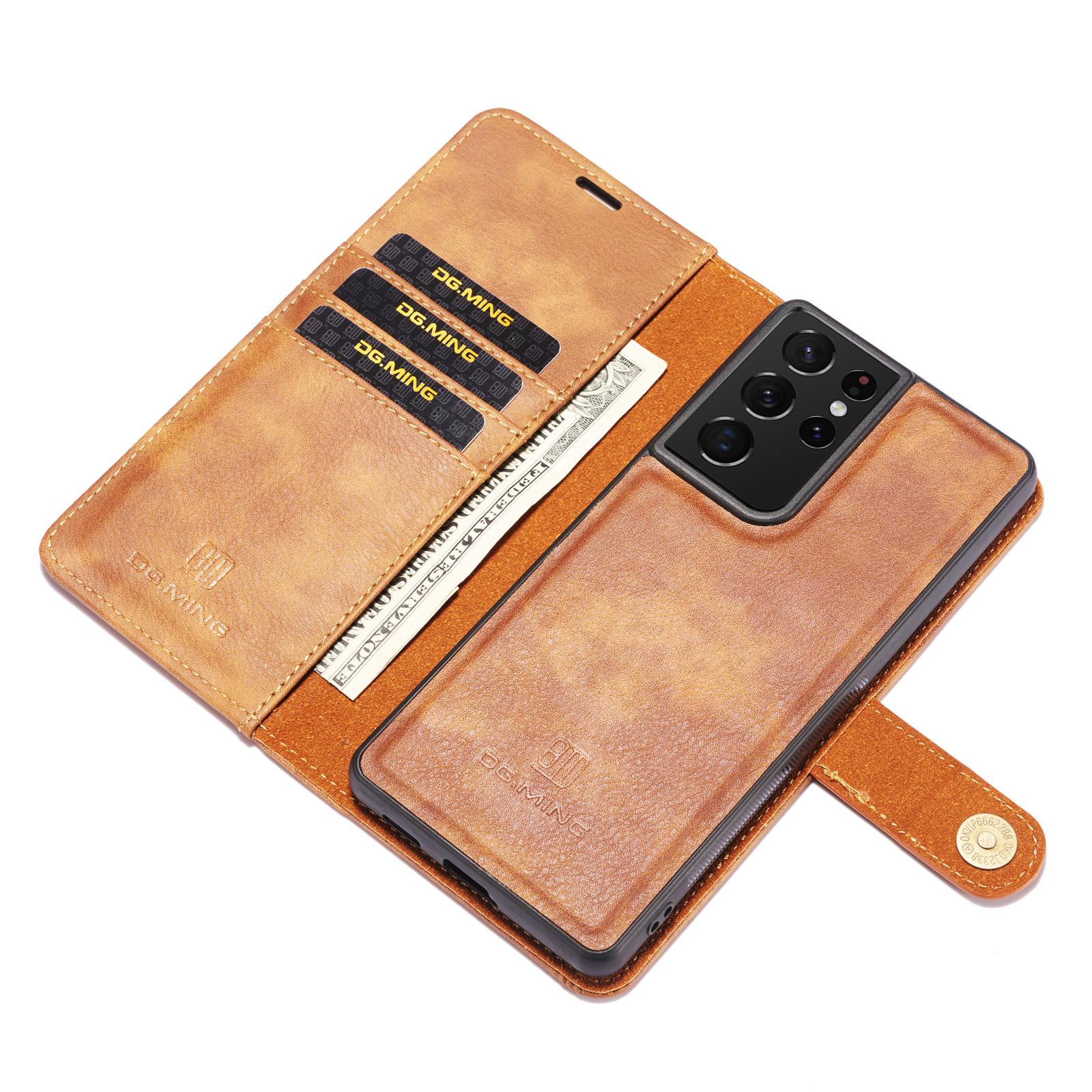 Magnet Wallet Samsung Galaxy S21 Ultra Bruin