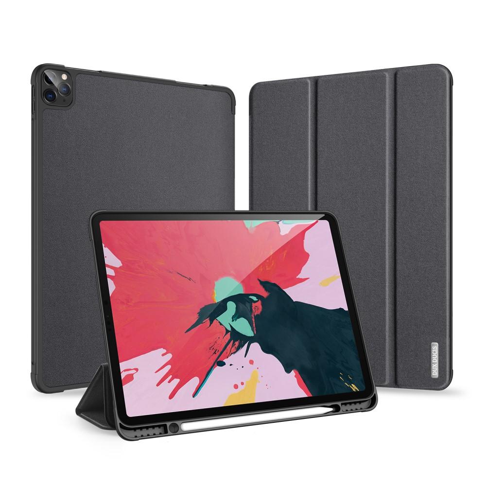 Domo Tri-Fold Case iPad Pro 12.9 4th Gen (2020) Zwart