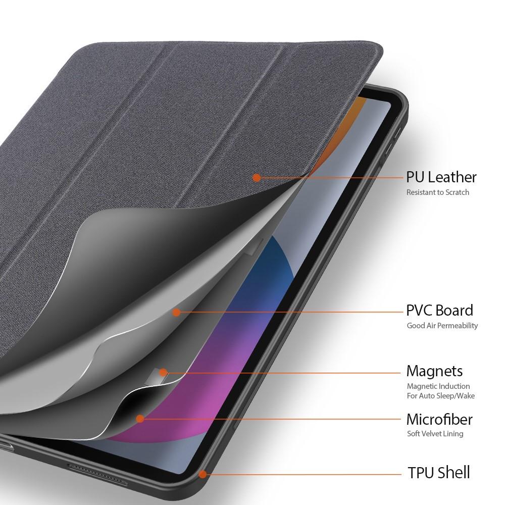 Domo Tri-Fold Case iPad Pro 12.9 5th Gen (2021) Zwart