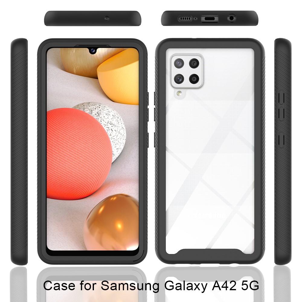 Samsung Galaxy A42 Full Cover Skal Zwart