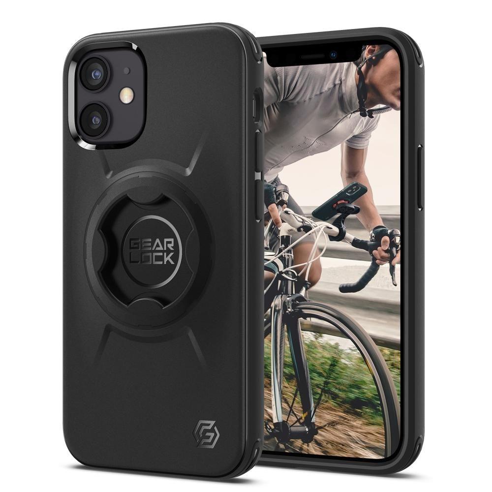 Bike Mount Case iPhone 12 Mini Zwart