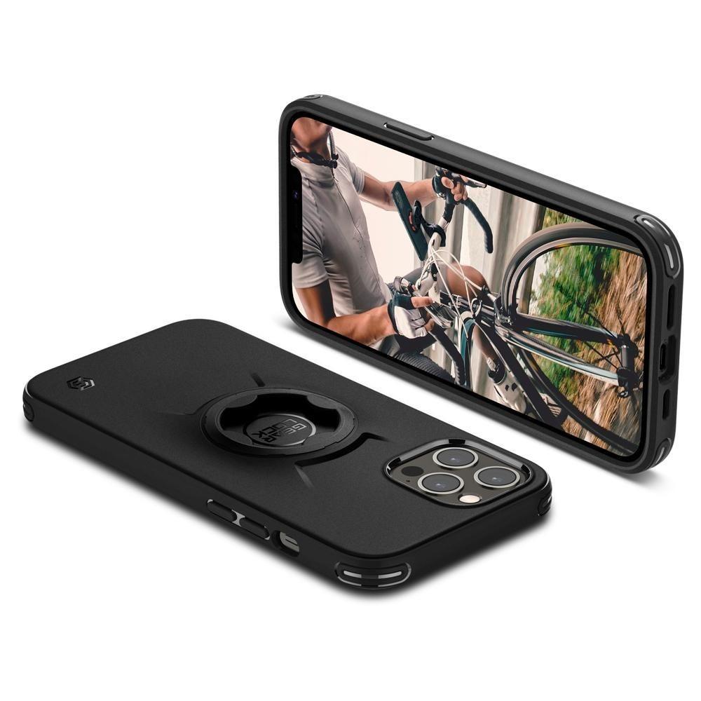 Bike Mount Case iPhone 12 Pro Max Zwart