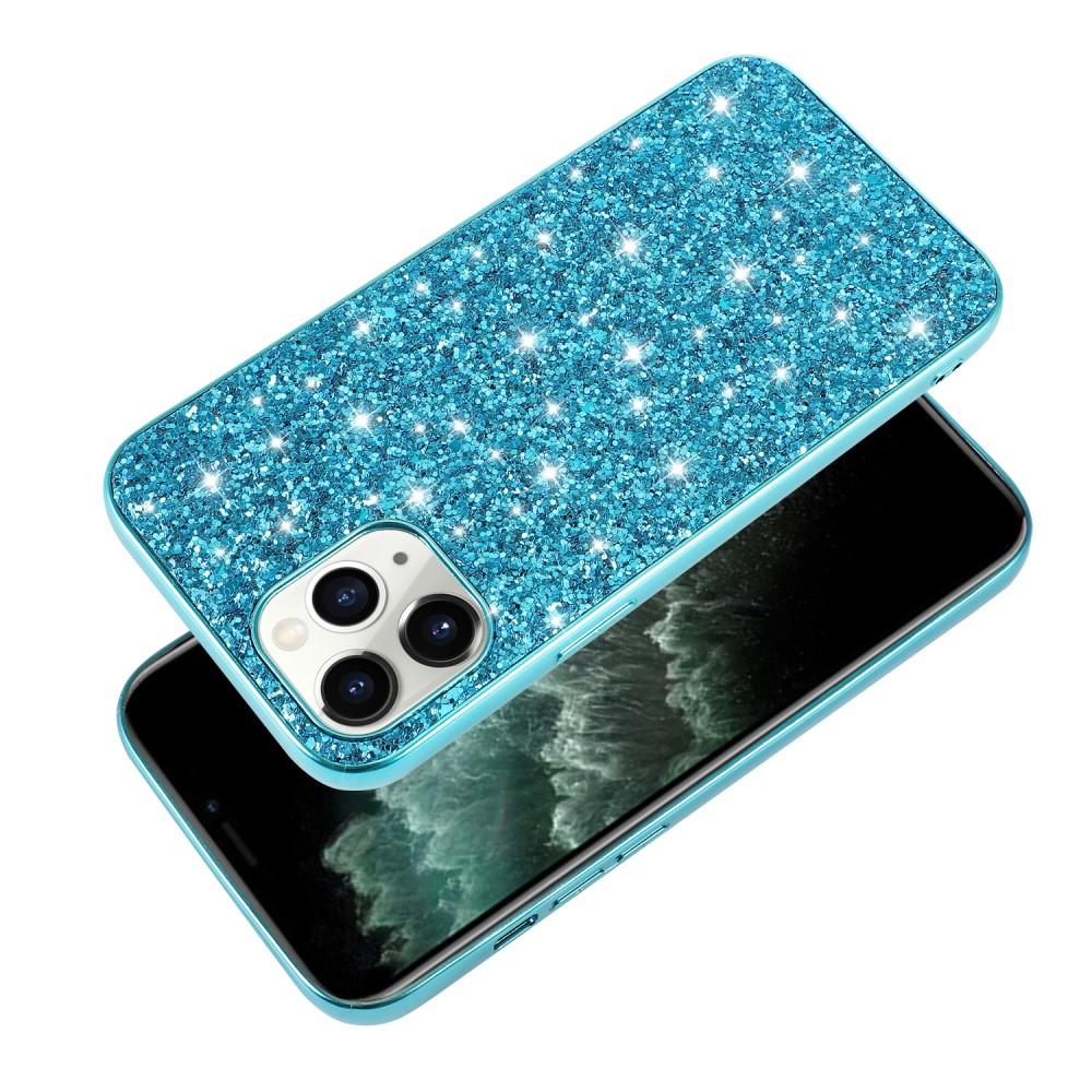 iPhone 12 Mini Glitterhoesje Blauw
