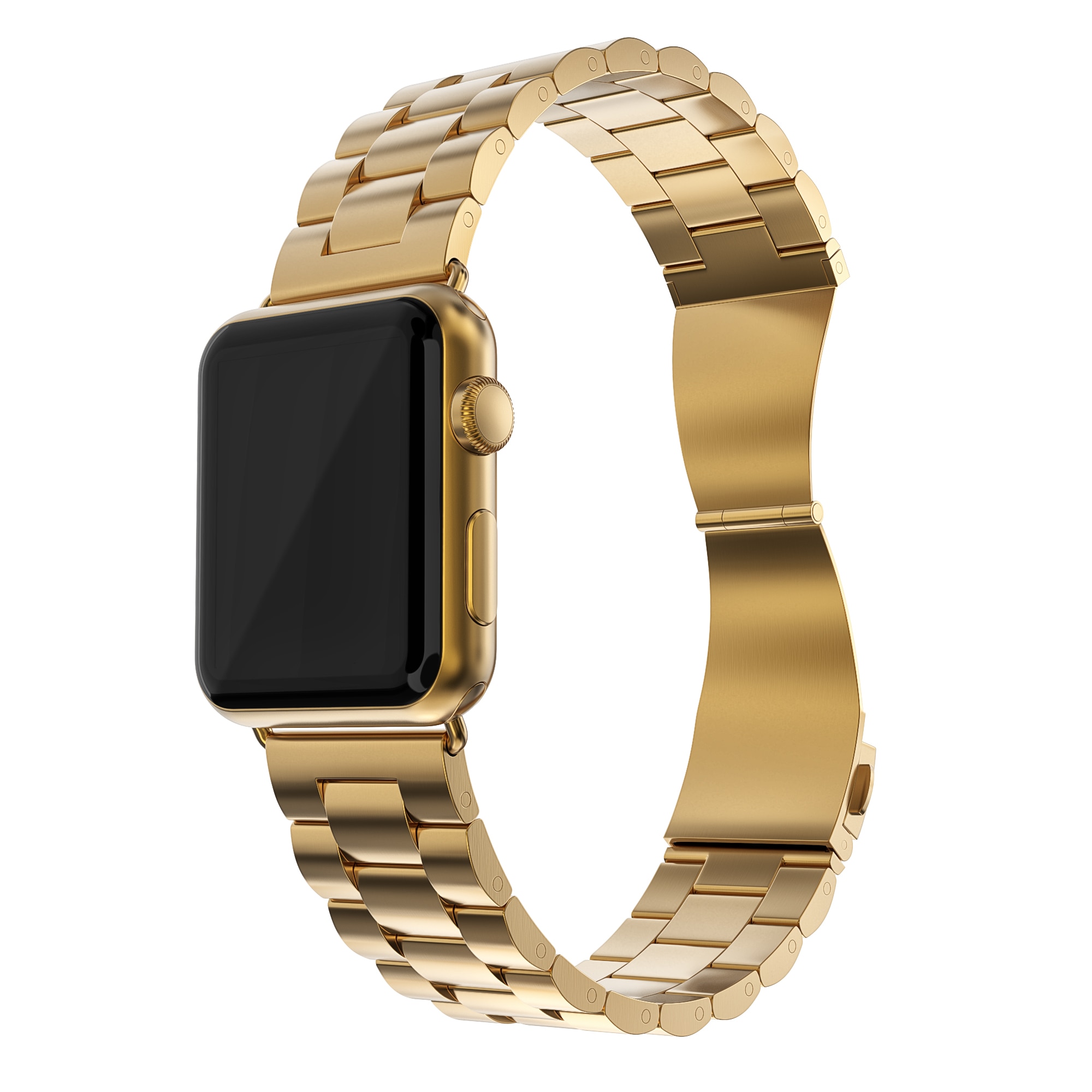 Apple Watch SE 44mm Metalen Armband goud